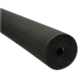1-1/8"Id X 3/4" X 6' Black Insul-Tube - Nbr And Pvc Pipe Insulation - Closed Cell Elastomeric Foam - Price Is Per Ft 1