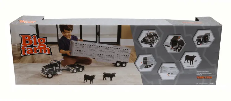 1/16 Big Farm Livestock Trailer Toy - Lp87313 1
