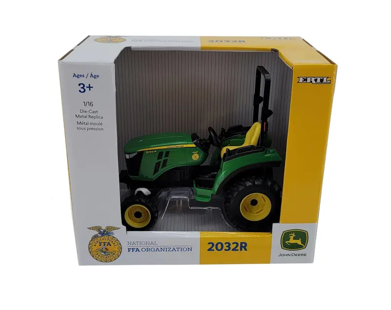 1/16 John Deere 2032R Tractor With Ffa Logo - Lp77271 1
