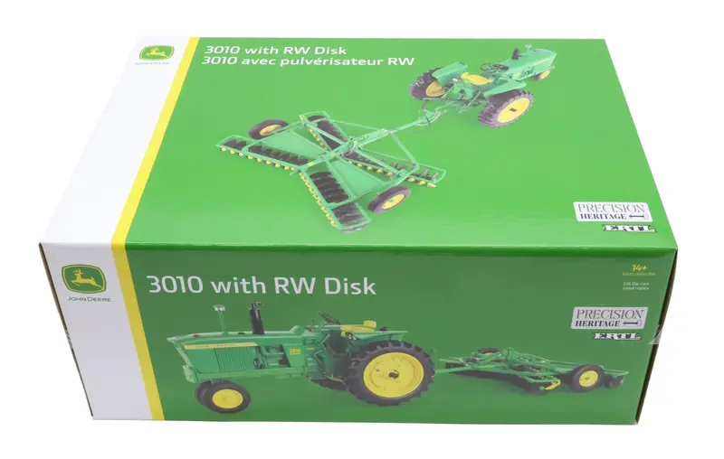 1/16 John Deere 3010 W/Disk Precision Heritage Toy - Lp84510 1