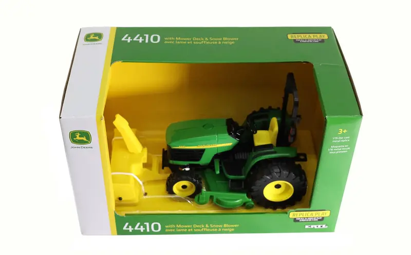1/16 John Deere 4410 With Mower Deck And Snow Blower Toy - Lp83254 1