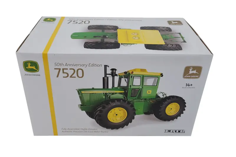 1/16 John Deere "50Th Anniversary Edition" 7520 Precision Tractor Toy - Lp82780 1