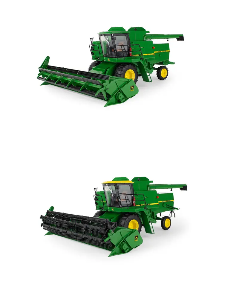 1/16 John Deere 7720 Turbo & 7720 Titan Ii Combine Prestige Select Series Toy Set - Lp86762b 1