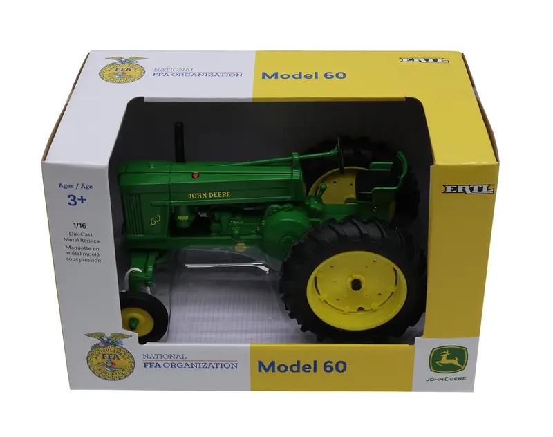 1/16 John Deere Model 60 Tractor With Ffa Logo Toy - Lp86768 1