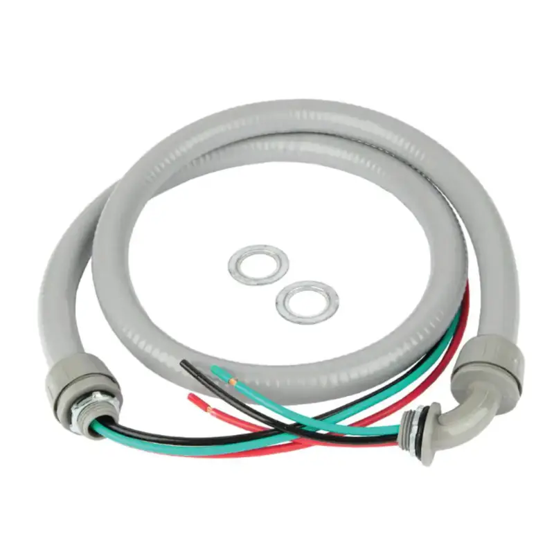 1/2" X 100' Non-Metallic Flexible Pvc Conduit A/C Whip Cable 1