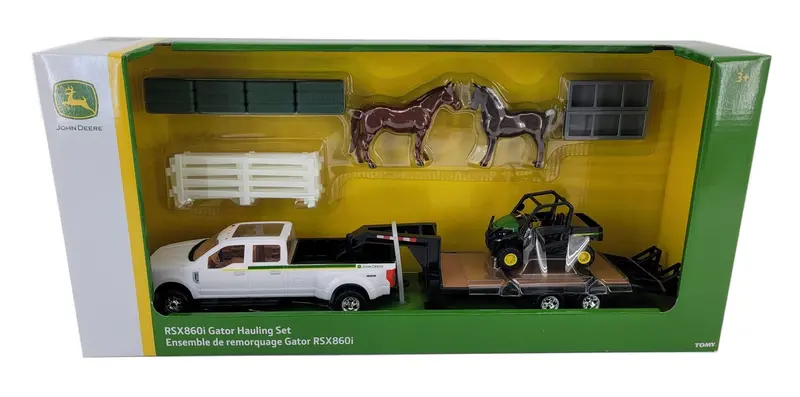 1/32 John Deere Rsx860i Gator Hauling Set Toy - Lp82784 1