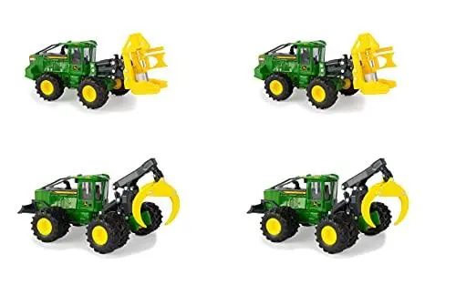 1/50 John Deere Prestige Collection (Set Of 4) Grapple Skidder/Feller Buncher Toy Set - Lp69916b 1