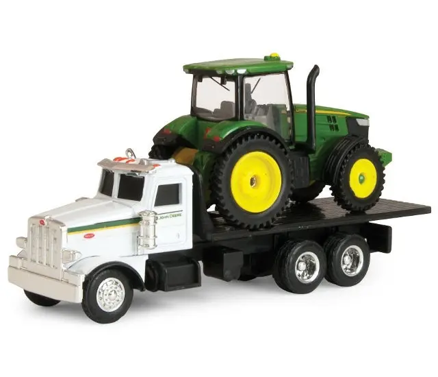 1/64 John Deere 7200R Tractor With Peterbilt Model 367 Toy - Tbe45410 1