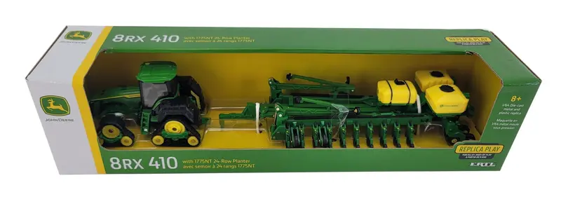 1/64 John Deere 8Rx 410 W/ 1775Nt 24-Row Planter Toy - Lp82766 1