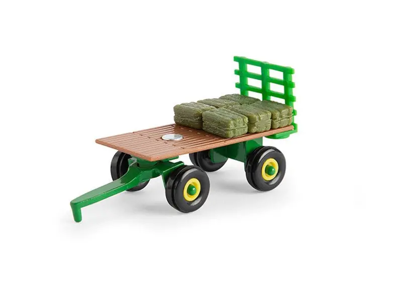 1/64 John Deere Hay Wagon Toy - Lp77334,01 1