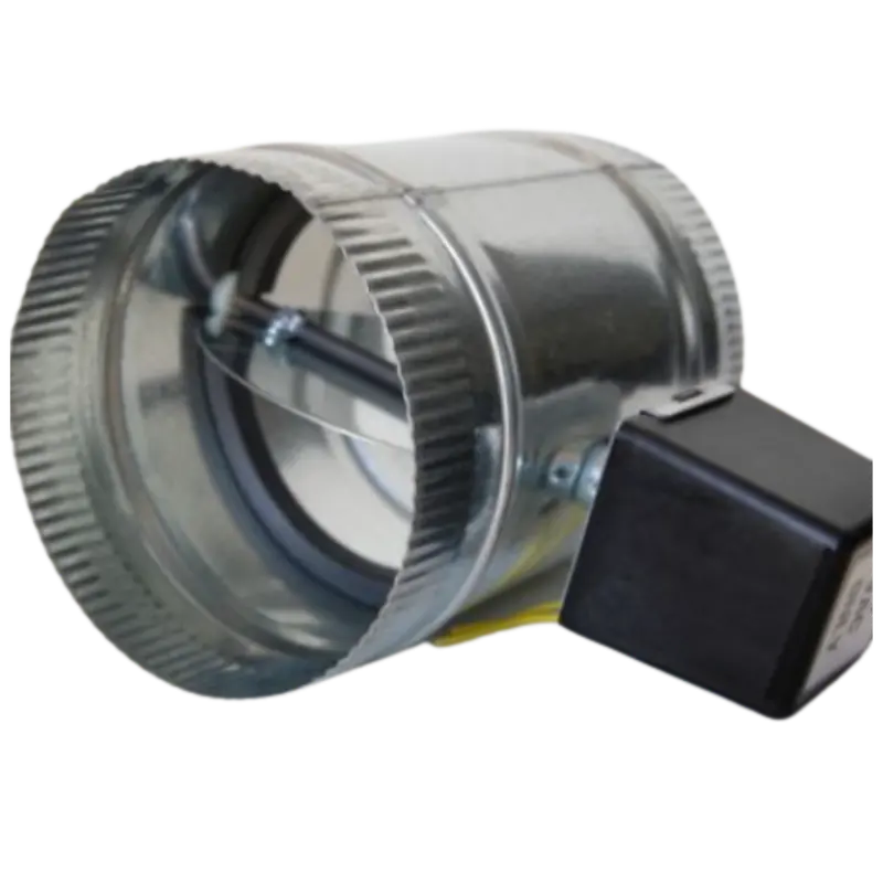 10" Round Motorized Damper 24V - N/C Power Open 1