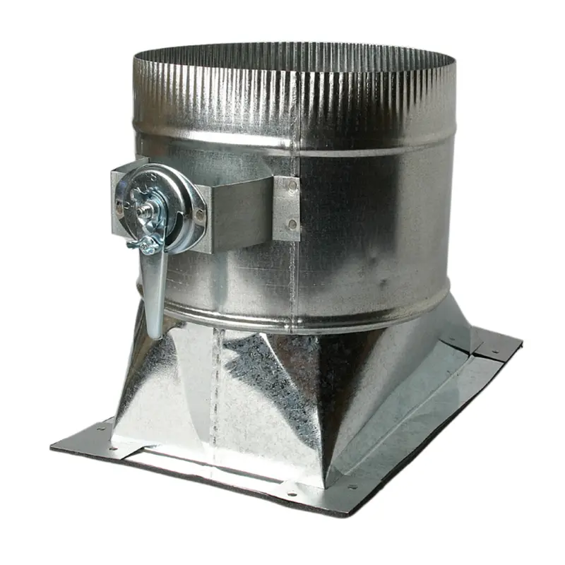 12" Rectangular Transition With Damper And Stand-Off 1