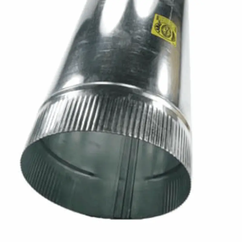 12" X 5' 26Ga Snap Lock Pipe - Price Is Per Ft 1