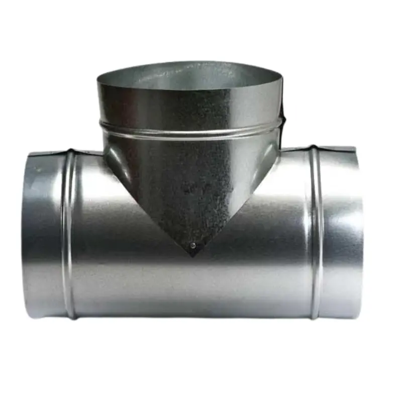 18" X 16" X 14" Spiral Pipe Tee 1