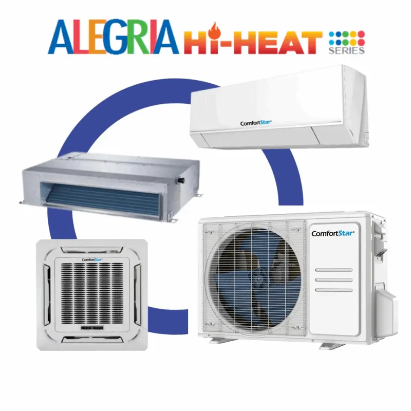 18K Dual Zone Outdoor Condensing Unit - Mix Ductless And Ducted System 20.5 Seer2 1