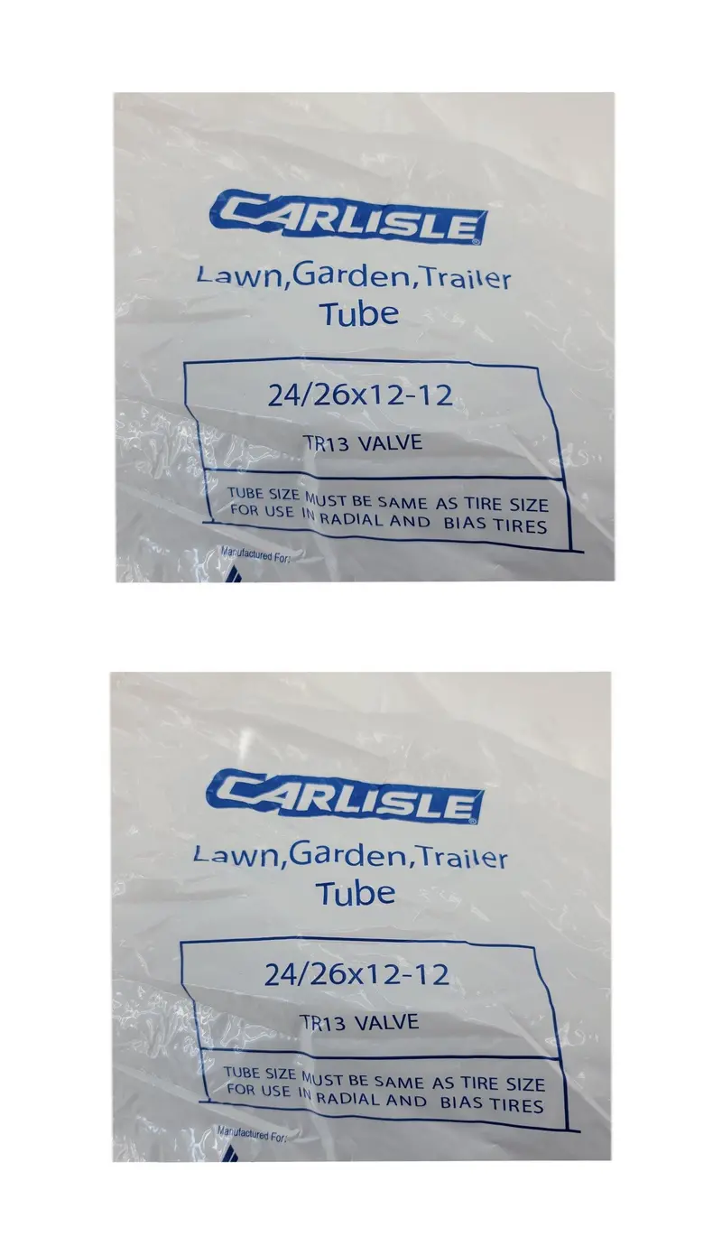 2 Pack Tube-Tire Straight Stem 24/26X12-12 - B1321050 1