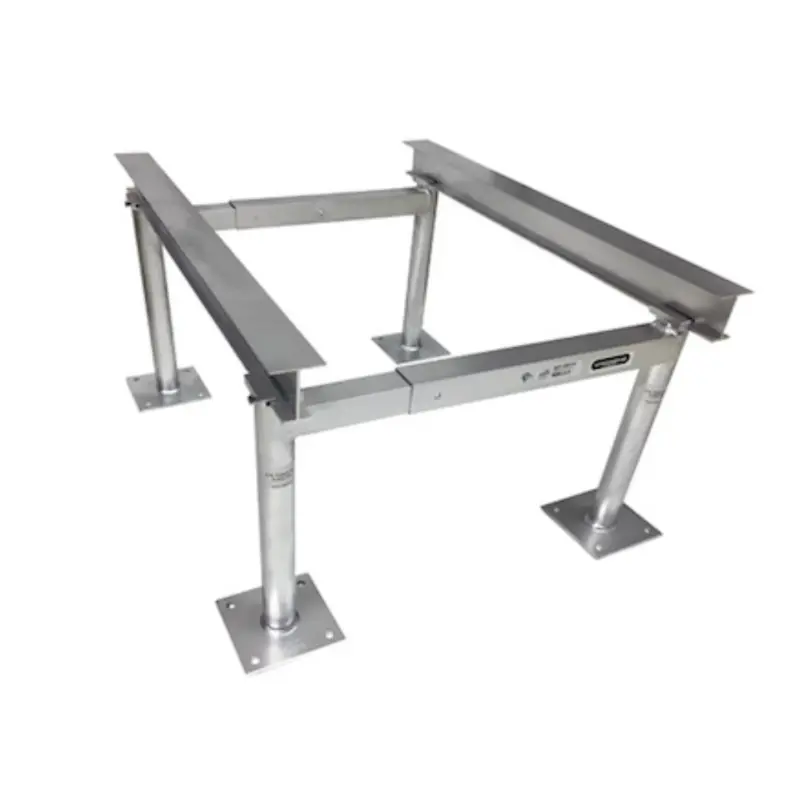3" X 3" X 1/8" In-Beam Cross Mount Angle Aluminum Stand For 36" Spread 1