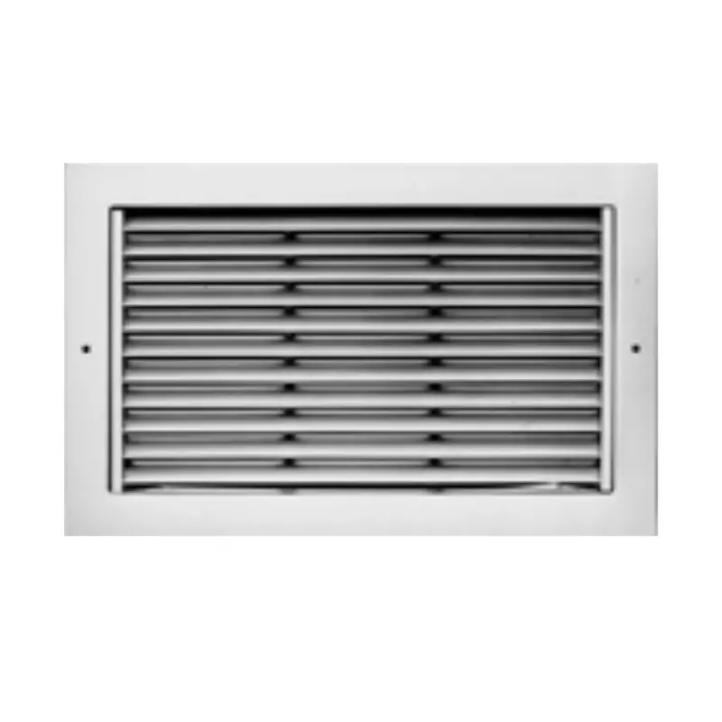 30" X 18" Surface Mount Frame - Fixed Bar Aluminum Return Air Grille 1
