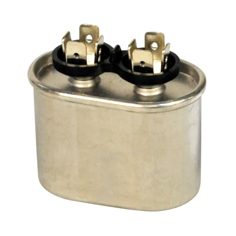 4 Mfd Single Motor Run Capacitor - 440/370V Oval Capacitor - Usa Made 1