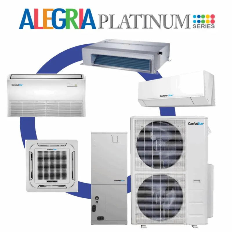 48K Five Zone Outdoor Condensing Unit - Mix Ductless And Ducted System 21.95 Seer2 1