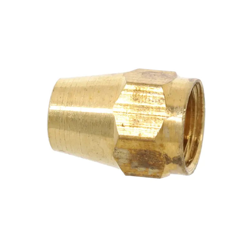 5/16" Brass Short Nut 1