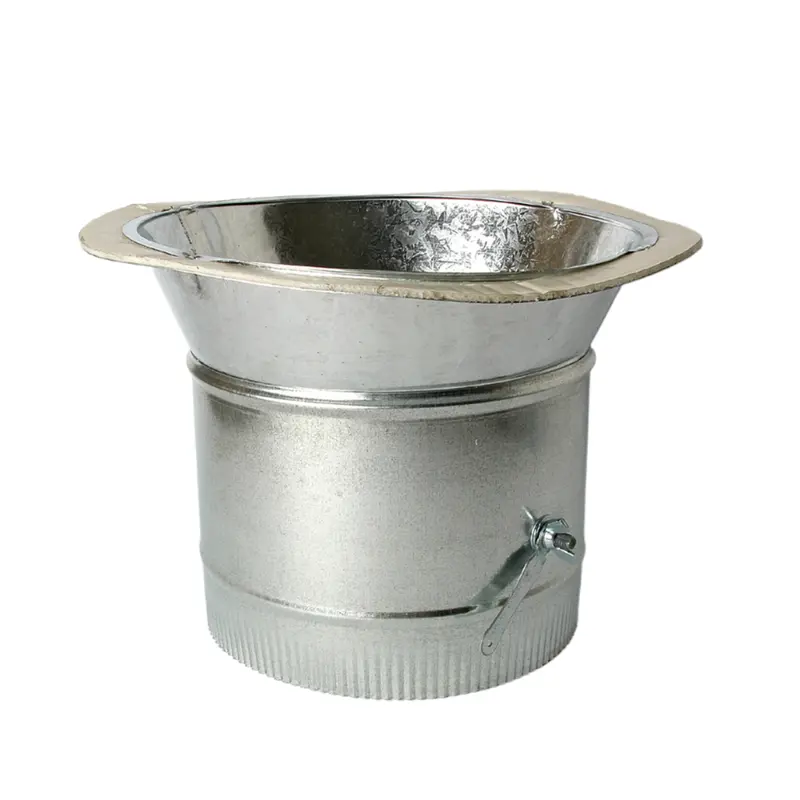 6" Sure-Seal Collar With Scoop And Damper Plus Stand-Off 1