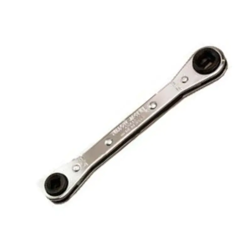 7" Straight Ratchet Wrench Hex 1/2 & 9/16 Square 3/16 & 1/4 1