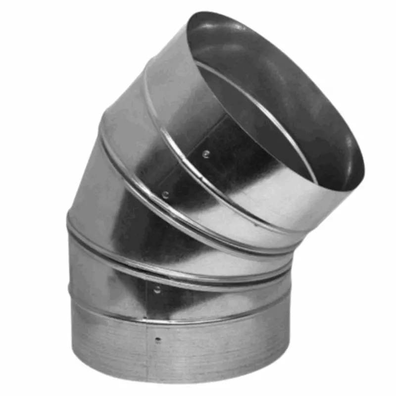 8" 45° Spiral Pipe Elbow 1