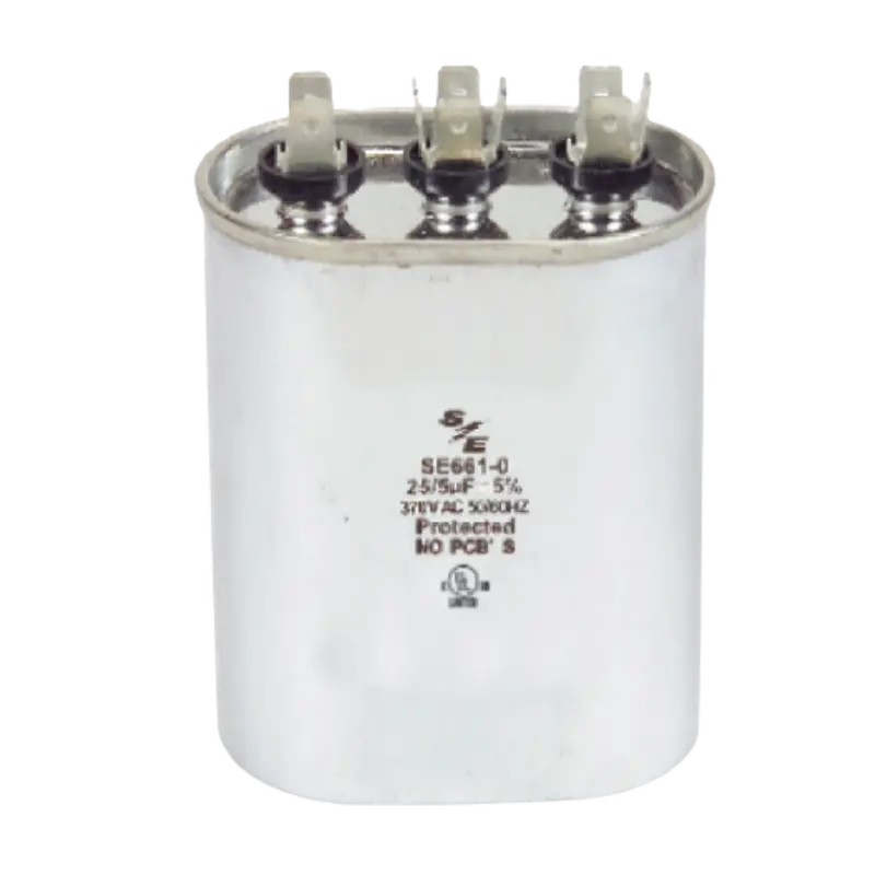 80+5 Μf Mfd. 440V Oval Dual Capacitor 1