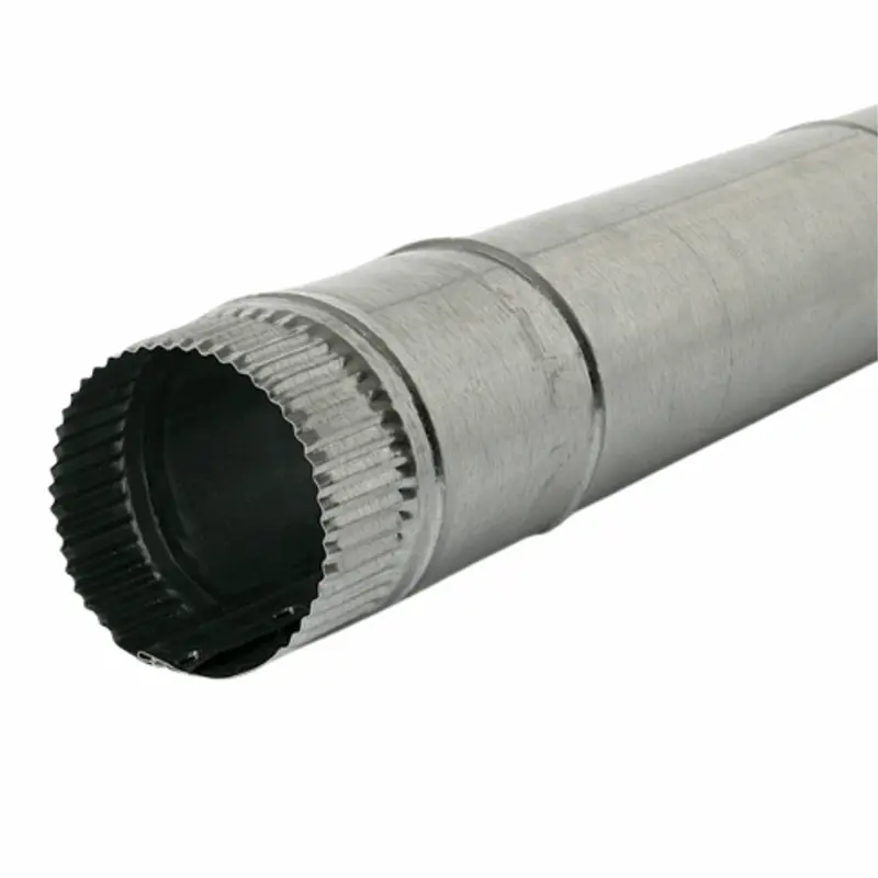 9" X 5' Snap Lock Pipe - 26 Ga - Price Is Per Ft 1