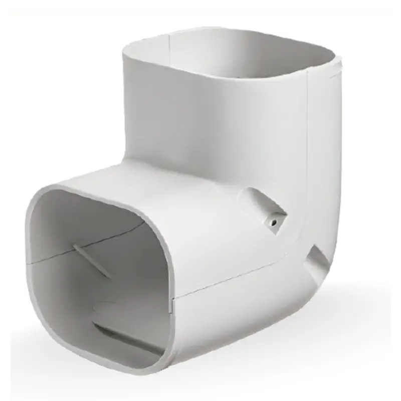 90° Elbow/Vertical - W:3-1/4" X H:2-11/16" X L:4-7/8" 1