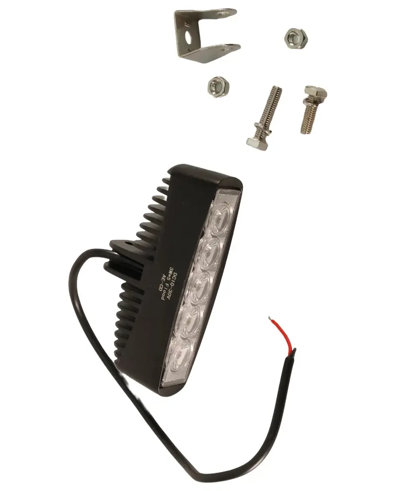 A&I Aftermarket Equipment Work Lamp, E-Series Led, Flood, Rectangle - A-Wl30e 1