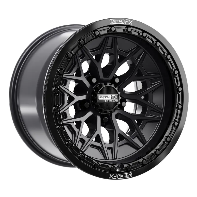 Alpha R Utv Beadlock Wheel (Satin Black/Gloss Black Ring) 1