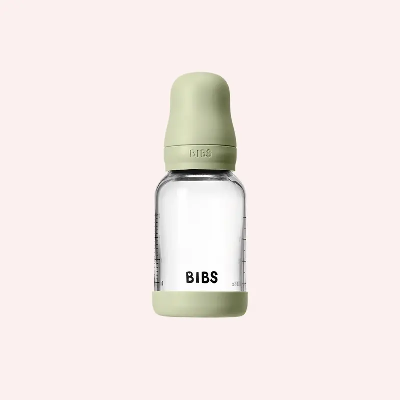 Baby Glass Bottle Set 120Ml - Sage 1