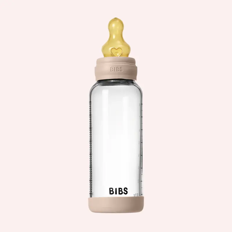 Baby Glass Bottle Set 240Ml - Blush 1