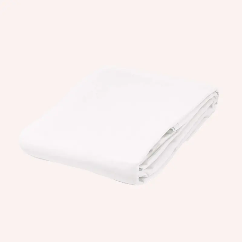 Babyrest Bamboo White Fitted Cot Sheet (Package) 1