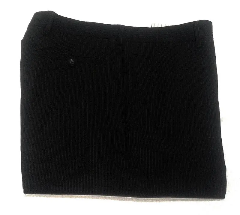 Banana Republic 'Straight-Fit'-Gray Pinstripe Wool Fashion Trousers- Size 34X30 1