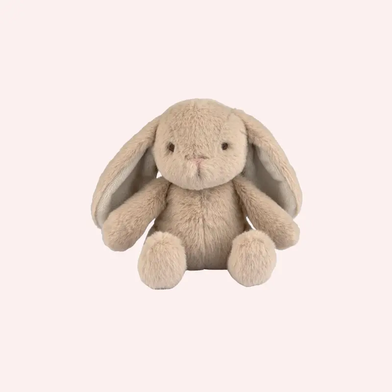 Beanie Soft Toy - Welcome To The World Tan Bunny 1