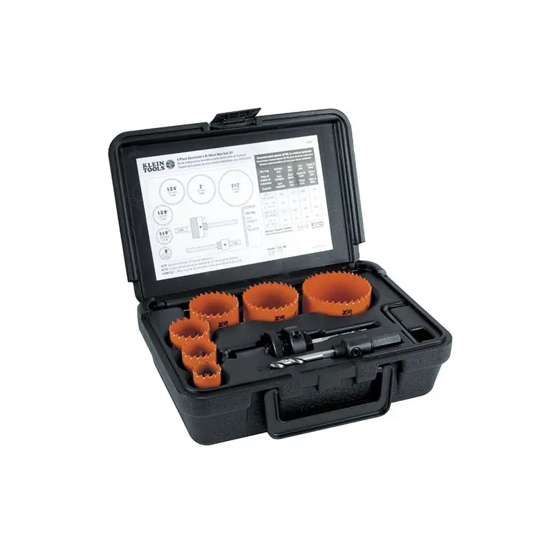 Bi-Metal Hole Saw Kit - 8-Piece 1