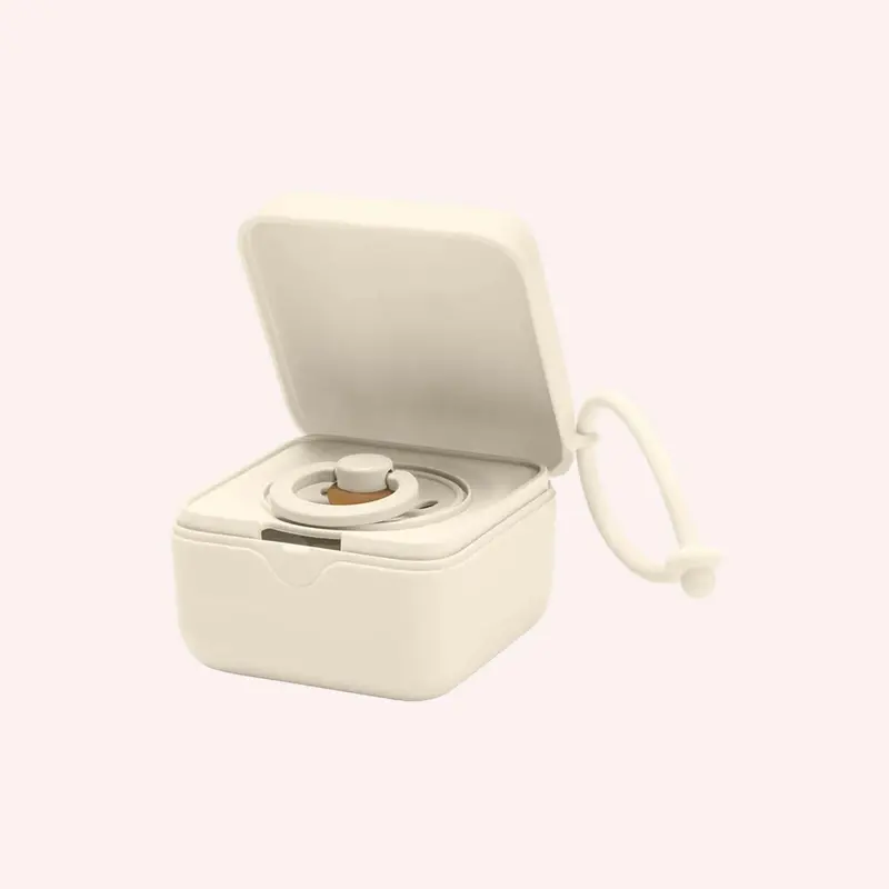 Bibs Pacifer Box - Ivory 1