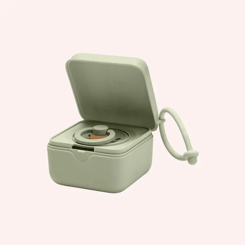 Bibs Pacifer Box - Sage 1