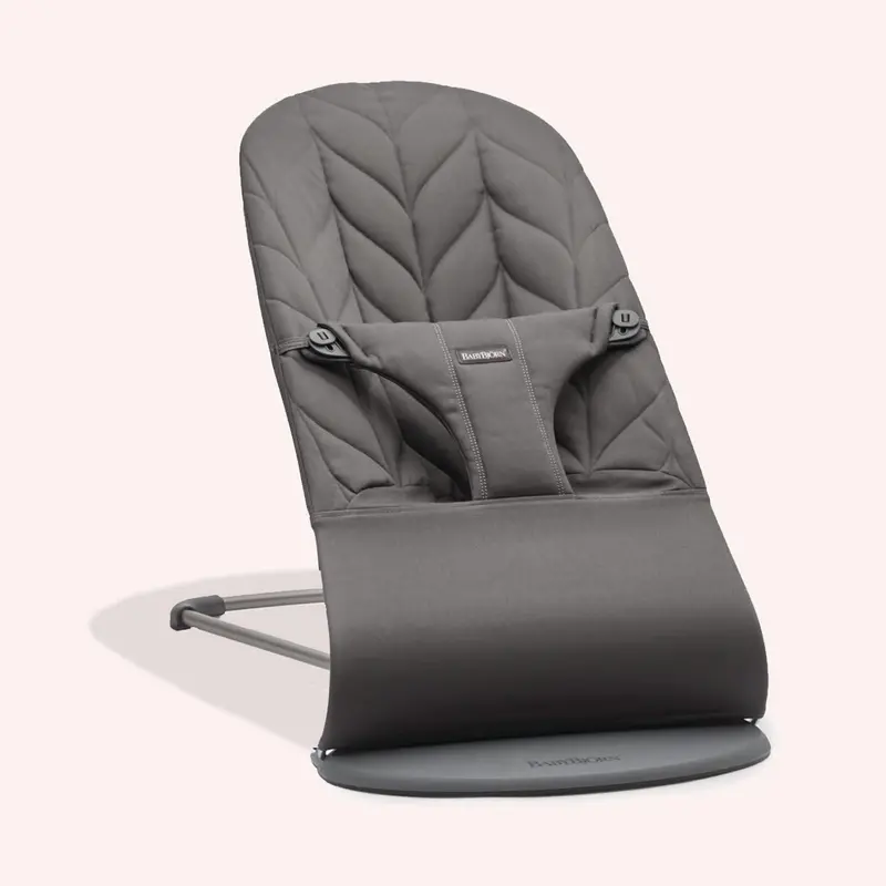 Bouncer Bliss Petal Quilt - Anthracite Cotton 1