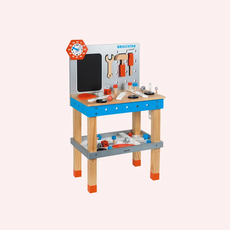 Bricokids Diy Giant Magnetic Workbench 1
