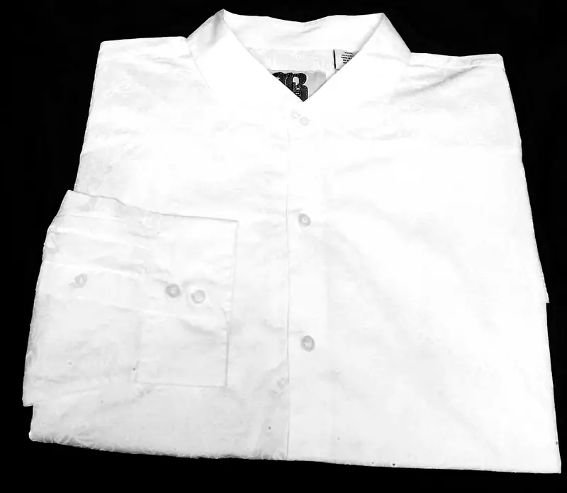 Brooklyn Express- White Floral- 100% Cotton Fashion Shirt-Size 3Xl 1