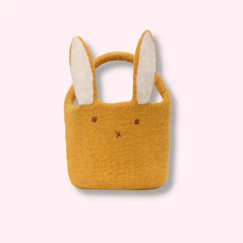 Bunny Basket - Mustard 1