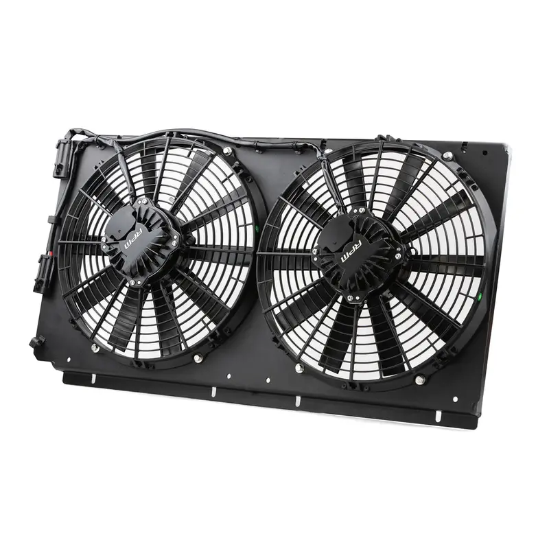 Can-Am Maverick R Brushless Intercooler Fans & Shroud Kit 1