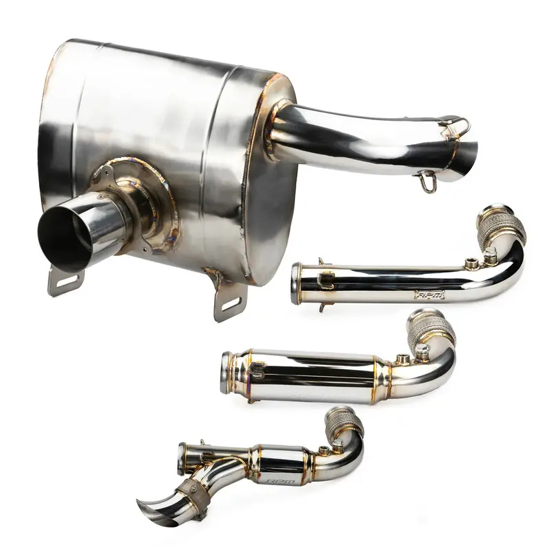 Can-Am Maverick X3 Full 3" Chambered Q-Series Turbo Back Exhaust System 1