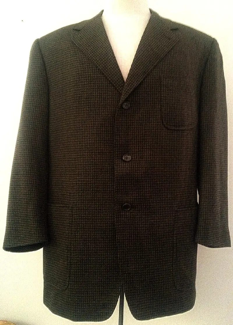 Canali Proposta Wool & Cashmere Patch Pocket Sport Coat- Size (58) 48R 1