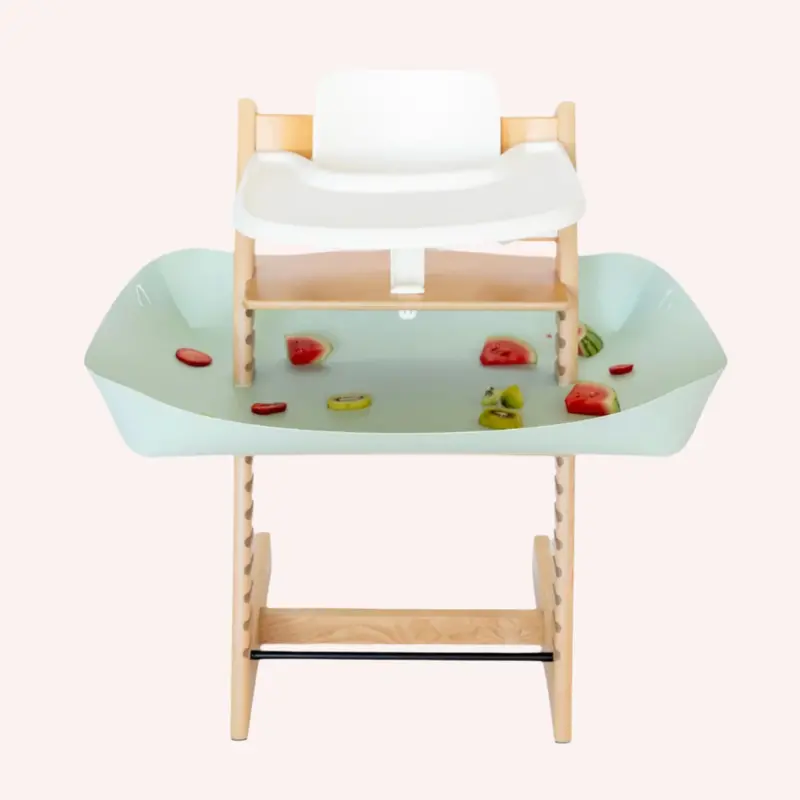 Catchy Eucalyptus - The Food And Mess Catcher For High Chairs 1