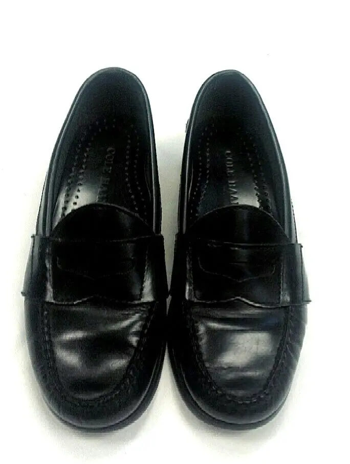 Cole Haan Classic Black Penny Loafers- Youth Size 4.5M 1